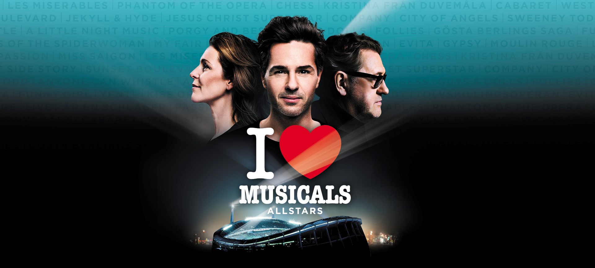 Boka bord till I Love Musicals - Ullevi restaurang och konferens i Göteborg.